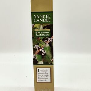 Yankee Candle Bayberry Taper Beeswax Candles 8 inches